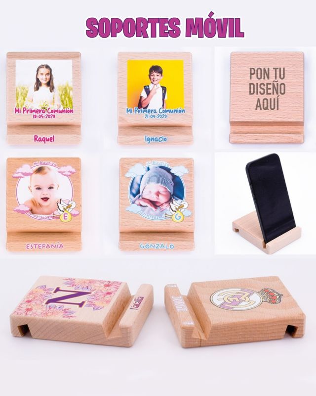 🌟 ¡Regala un detalle único y especial con nuestros soportes de móvil personalizados! 🌟

¿Buscas un regalo original y lleno de significado para una comunión, boda o cualquier evento especial? En Parsins Make detalles tenemos la solución perfecta: soportes de móvil en madera personalizados con la foto o el texto que elijas. 🪵💖

✨ Perfectos para regalar en eventos especiales como:
Comuniones ✝️
Bodas 💍
Cumpleaños 🎂
Aniversarios 💕
Y mucho más...

🎁 Cada soporte es único: personaliza con una foto, una fecha especial, un mensaje o incluso el nombre del destinatario. 

¡Un detalle que nunca olvidarán!

📍 C/ Panaderos 8 (junto mercado del Campillo) #Valladolid
☎️ 983 20 69 25 📲615 95 08 10

Puedes ver todos nuestros catalogos en la web: ✨parsins.es
